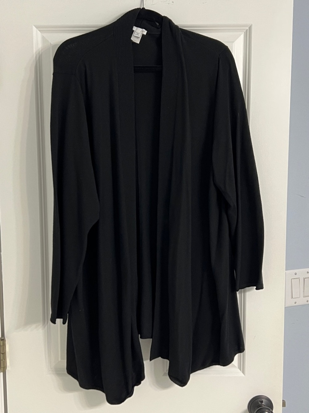 J. Jill Black Open-Front Women's Cardigan